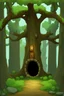 Placeholder: a tree portal door for the 2d sidescroller game