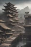 Placeholder: ancient, chinese, fantasy, ghost town