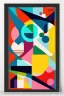 Placeholder: Abstract Poster, Mid Century Modern, Colorful Prints, Geometric Art Print, Geometric Shapes, Contemporary Print, Abstract Wall Art