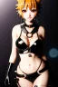 Placeholder: Detailed anime girl hinata ,dog collar,big boobs , black latex suim suit, intricate details, full body portrait, keep head in frame, ignore NSFW, slight smile, black Japanese motif, concept art, highly detailed, digital painting, concept art, sharp focus, illustration, art by Yoji Shinkawa, WLOP and greg rutkowski and alphonse mucha and artgerm and yanjun Chen and Junji ito and Makoto Shinkai, HDR, octane render