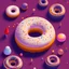 Placeholder: 100mm photo of isometric floating donut in the sky, surreal donut with sprinkles, intricate, high detail, behance, microworlds smooth, macro sharp focus, centered