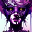 Placeholder: beautiful punk girl, hyper detailed, intricately detailed, illustration by <kilian eng> <Yoji Shinkawa>, purple tones,