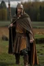 Placeholder: celtic spear warrior with cloak without helmet