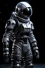 Placeholder: tabletop role-playing miniature of an space-farer wearing an atmospheric-pressure-suit in the style of space x, Boston dynamics, turrican. full body. concept art hyperrealism