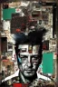 Placeholder: Ultra detailed medium portrait painting of a man, bended and hands in hair, giving up, broken, dark and chaos background,torn up collage of clippings, broken circuitry background, matrix effects, punk visual art, punk art aesthetic, graffiti art, pop surrealism, collage art, cluttered paint glitches