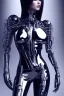 Placeholder: cyberpunk, black latex body, women, body portrai, big boobs, highlight eyes perfect, skin, tron, cyborg, perfekt sexy, real, dream, hr giger