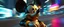 Placeholder: hi speed bad ass cyber punk mickey mouse motion blurred background
