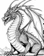 Placeholder: real big dragon coloring page