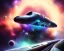 Placeholder: paint whimsical space train going through space galaxy stars nebula, high definition hyperdetailed train by Johan Grenier matte background landscape elemental mysterious colorful sci-fi