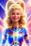 Placeholder: cosmic woman smile, admiral from the future, one fine whole face, crystalline skin, expressive blue eyes,rainbow, smiling lips, very nice smile, costume pleiadian, Beautiful tall woman pleiadian Galactic commander, ship, perfect datailed golden galactic suit, high rank, long blond hair, hand whit five perfect detailed finger, amazing big blue eyes, smilling mouth, high drfinition lips, cosmic happiness, bright colors, blue, pink, gold, jewels, realist, high commander