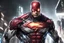 Placeholder: The Flash mixed with Cyborg mixed with Batman