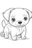 Placeholder: outline art forSeal Pup coloring pages with sitch, white background, Sketch style, full body, only use outline, toddlers style, clean line art, white background, no shadows and clear and well outlined.