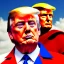 Placeholder: Realistic image of Donald trump super hero, retro style, watchmen style, red and blue colors, white stars, suspenders, latex material, 80s, vibrant color, highly detailed, sky background, concept art, unreal engine 5, god rays, ray tracing, RTX, lumen lighting, ultra detail, volumetric lighting, 3d, finely drawn, high definition, high resolution.