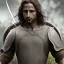 Placeholder: White Sculpture aragorn full body, greek sculpture style, full body, fresco background, hyper realistic, 8k,