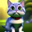 Placeholder: cute cat by pixar