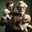 Placeholder: Portrait of an aristocratic old man holding a toy poodle in his arms, he looks like Willem dafoe, 8k, HD, cinematography, photorealistic, Cinematic, Color Grading, Ultra-Wide Angle, Depth of Field, hyper-detailed, beautifully color-coded, insane details, intricate details, beautifully color graded, Cinematic, Color Grading, Editorial Photography, Depth of Field, DOF, Tilt Blur, White Balance, 32k, Super-Resolution, Megapixel, ProPhoto RGB, VR, Halfrear Lighting, Backlight, Na