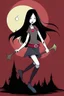 Placeholder: marceline vampire adventure time animation styled