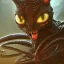 Placeholder: Alien dressed up as a cat"detailed matte painting, deep color, fantastical, intricate detail, splash screen, complementary colors, fantasy concept art, 8k resolution trending on Artstation Unreal Engine 5"