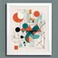 Placeholder: Geometric messy modernism is a fine art print of original, minimalist illustration