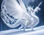 Placeholder: mdjrny-v4 style, a white dragon with fairy-like transparent glowing and shining wings standing in snow, full body, silver lightning, glowing soft and smooth wings, realistic, highly detailed intricately detailed, shiny snowy background, soft studio lighting, trending on artstation, by artist "Julie Bell", by artist "Greg Rutkowski"