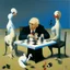 Placeholder: Putin, President Xi Of China And Joe Biden Play Chess With A Pigeon,Ufo And Atomic Bomb Mushroom Cloud,Complex Surgical Instruments Intermixed With A Newborn Boy,Minimalism,Painting By Adrian Ghenie,Rene Magritte,Pablo Picasso,Michelangelo,Salvador Dali,Lucian Freud