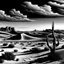 Placeholder: salvador dali desert black and white