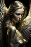 Placeholder: beautiful woman wings angel silver gold