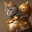 Placeholder: a cat wearing a medieval helmet, high detail, photo, kybernetic, 8k, ray-tracing