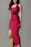 Placeholder: Portrait lady, full body shot, full-color long shot Bodycon