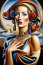 Placeholder: Woman, fantasy style by artist "Catherine Abel" highly detailed elegant beautiful crisp quality, colourful, by artist "Salvador Dali", Renaissance, by artist "Jean Bapiste Sponge"