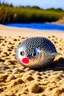 Placeholder: blowfish digging a hole