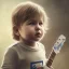 Placeholder: Mystery Kurt cobain toddler, dramatique, art background, dramatic lighting, volumetric lighting, hyperrealisme, 8k, high quality, lot of details, fit within portrait