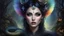 Placeholder: Ultra detailed digital art masterpiece , face portrait, beautiful misterios dark fairy elve, a snake with glowing rainbow fur next to her, in a dream land, Tom Bagshaw, Anne Bachelier, mixed with dark elements, splash art, dark environment , very dark night , clean silky fairy clothing , no make up, natural face, abstract , big shiny eyes, ultra detailed atmospheric details, beautiful glowing effects , sparkle effects , realistic body proportions, beautiful face proportions, complex masterpiece,