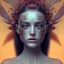 Placeholder: Portrait of beautiful girl, face dept of field,face shining, plant, metal, feathers, Dryad, fae, sidhe, ominous, nature, plants, wildflower sparkle,wildflower 3d view, facepaint, dnd character portrait, intricate, oil on canvas, masterpiece, expert, insanely detailed, 4k resolution, retroanime style, cute big circular reflective eyes, cinematic smooth, intricate detail , soft smooth lighting, soft pastel colors, painted Renaissance style,sharp fucus, bokeh,macro lens, 1500mm lens