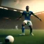 Placeholder: Football Brazil Pele,shallow depth of field, macro lens, unreal engine 5, ultra detailed, realistic signature TD