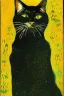 Placeholder: Portrait of a cat by Van Gogh