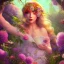 Placeholder:  Beautiful and bright goddess of spring,delicate flowers, knees up portrait, fantastical, intricate detail, splash screen, complementary colors, fantasy concept art, 8k resolution, Unreal Engine 5"