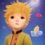 Placeholder: The Little Prince and The Rose ,super sweet and mega cute male human toddler, super sweet and mega cute epic human fantasy king, crystal clear ice, majestic, ominous, art background, intricate, masterpiece, expert, insanely detailed, 4k resolution, retroanime style, cute big circular reflective eyes, cinematic smooth, intricate detail , soft smooth lighting, vivid dramatic colors, painted Rena