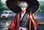 Placeholder: Gintoki in 8k 2D anime realistic drawing style, Gintama costum, close picture, rain, japan, highly detailed, high details, detailed portrait, masterpiece,ultra detailed, ultra quality