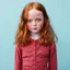 Placeholder: Worn dress, beautiful sadie sink with rosy cheeks and freckles, in stranger things series