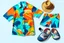 Placeholder: cool fun beach brand beach wear design abstract objects like havana brand