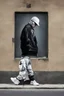 Placeholder: doing nothing probably, that's the Banksy, The Eminem