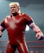 Placeholder: Wrestler Donald trump, wrestling, sweat, blood, red breeches, suspenders, retro style, 80s, hot ambient, photo studio, vibrant color, gradient, highly detailed, art stations, concept art, smooth, unreal engine 5, god rays, ray tracing, RTX, lumen lighting, ultra detail, volumetric lighting, 3d, finely drawn, high definition, high resolution.