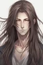 Placeholder: Anime man long hair realistic