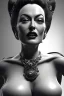 Placeholder: Joan Crawford as evil queen in black leather, busty, cleavage, dominatrix, curvy, angry, stern look. unreal 5, octane render, cinema4d, dynamic lighting, dramatic lighting, 4k, redshift render, highly detailed, hyper realistic,anthropomorphic