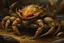 Placeholder: A brown earth elemental crab painted by Edward Hicks