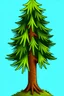 Placeholder: stylized pine tree, vector