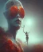 Placeholder: superhero, woman, photographer. oil on canvas, volumetric lighting, beksinski