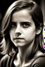 Placeholder: Beautiful Emma Watson, naughty face, long toungue