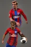 Placeholder: Antoine Griezmann French football player ,cartoon 2d